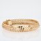 Ribbon Curb Mesh 18 Karat Yellow Gold Bracelet, 1960s, Image 8