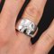 Modern Diamond 18 Karat White Gold Ring, Image 5