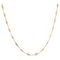19th Century French 18 Karat Rose Gold Watch Chain Necklace, Image 1