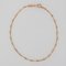 19th Century French 18 Karat Rose Gold Watch Chain Necklace 6
