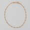 19th Century French 18 Karat Rose Gold Watch Chain Necklace, Image 6