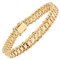 Modern French 18 Karat Yellow Gold Curb Bracelet 1