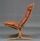 Vintage Norwegian Leather Seista Chair by Ingmar Relling 5