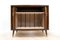 Mid-Century Vintage Teak Vinyl Storage Unit with Tambour Doors, 1960s, Image 9