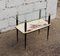 Mid-Century French Glass Formica Side Table 1