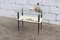 Mid-Century French Glass Formica Side Table 2