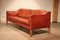 2213 3-Sitzer Sofa aus cognacfarbenem Leder von Børge Mogensen für Fredericia 6