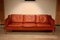 2213 3-Seat Sofa in Cognac Leather by Børge Mogensen for Fredericia, Image 2