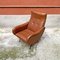 Mid-Century Italian Leather and Metal Armchairs with Button Stitching, 1950s, Set of 2, Image 5