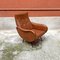 Mid-Century Italian Leather and Metal Armchairs with Button Stitching, 1950s, Set of 2, Image 9