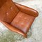 Mid-Century Italian Leather and Metal Armchairs with Button Stitching, 1950s, Set of 2, Image 11