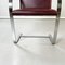 Mid-Century American Brown Leather Brno 255 Chair by Mies Van Der Rohe for Knoll, 1970s 16