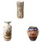 Ceramic Hand Painted Vases, Set of 3 1