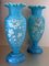Painted Opaline Vases, 1900s, Set of 2 2