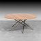 Vintage Wooden Metal Tubular Coffee Table, 1950s, Image 1