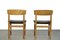 Vintage Oakwood Dining Chairs by Børge Mogensen for Fredericia Stolefabrik, Denmark, 1956, Set of 2 5