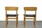 Vintage Oakwood Dining Chairs by Børge Mogensen for Fredericia Stolefabrik, Denmark, 1956, Set of 2, Image 5