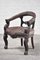 Chaises Style Renaissance Antique en Chêne Sculpté avec Tissu d'Ameublement à Imprimé Léopard, Set de 2 1