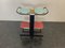 Brass Painted Metal and Colored Laminate Trolley, 1960s, Image 1