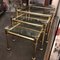 Mid-Century Italian Modern Brass and Glass Nesting Tables, 1960, Set of 3 6