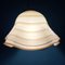 Mid-Century Beige Swirl Murano Glass Pendant Lamp by Fazzoletto De Majo, Italy, 1970s 11