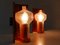 Mid-Century Modern Kupfer & Glas Wandlampen von Kaiser Leuchten, 1960er, 2er Set 10
