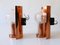 Mid-Century Modern Copper & Glass Sconces by Kaiser Leuchten, 1960s, Set of 2 16