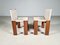 Canvas Monk Chairs by Afra and Tobia Scarpa for Molteni, 1970s, Set of 2, Image 3
