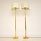 Vintage Brass Floor Lamps by George Hansen for Metalarte, Set of 2 5