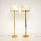 Vintage Brass Floor Lamps by George Hansen for Metalarte, Set of 2 3