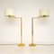 Lampadaires Vintage en Laiton par George Hansen pour Metalarte, Set de 2 1