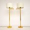 Vintage Brass Floor Lamps by George Hansen for Metalarte, Set of 2 6