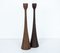 Danish Wenge Candle Holders by Esa, 1960s, Set of 2 5