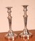 Victorian Silver Plated Candlesticks, Set of 2 1