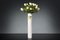 Italienische Keramik David Eye Vase mit Rosenstrauss von VGnewtrend 2