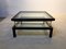 Hollywood Regency Sliding Top Brass Coffee Table, Image 1