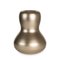 Vaso Bean #6 in vetro, finitura oro beige di VGnewtrend, Immagine 1