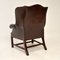 Antique Leather Armchair, Image 8