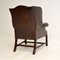 Antique Leather Armchair, Image 9