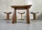 French Curule Stools, 1950s, Set of 4, Image 1