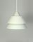 Lampe à Suspension Zone Mid-Century Gris Clair par Jo Hammerborg pour Fog & Menup, Danemark, 1960s 9