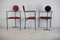 French Steel and Leather Armchairs, 1980s, Set of 3, Image 14