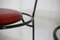 French Steel and Leather Armchairs, 1980s, Set of 3, Image 17