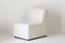 White Fabric Armchair, 1970s 1