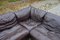 Brown Leather Modular Sofa from Rolf Benz, 1970, Set of 6 8