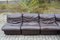 Braunes Modulares Ledersofa von Rolf Benz, 1970, 6er Set 10