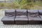 Brown Leather Modular Sofa from Rolf Benz, 1970, Set of 6 10