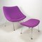 Oyster Chair and Ottoman by Pierre Paulin for Artifort, 1980s, Set of 2 16
