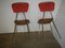 Set de Chaises en Formique Rouge, 1970s, Set de 4 10