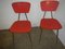 Sedie in formica rossa, anni '70, set di 4, Immagine 12